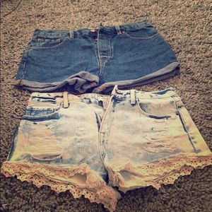 Jean shorts